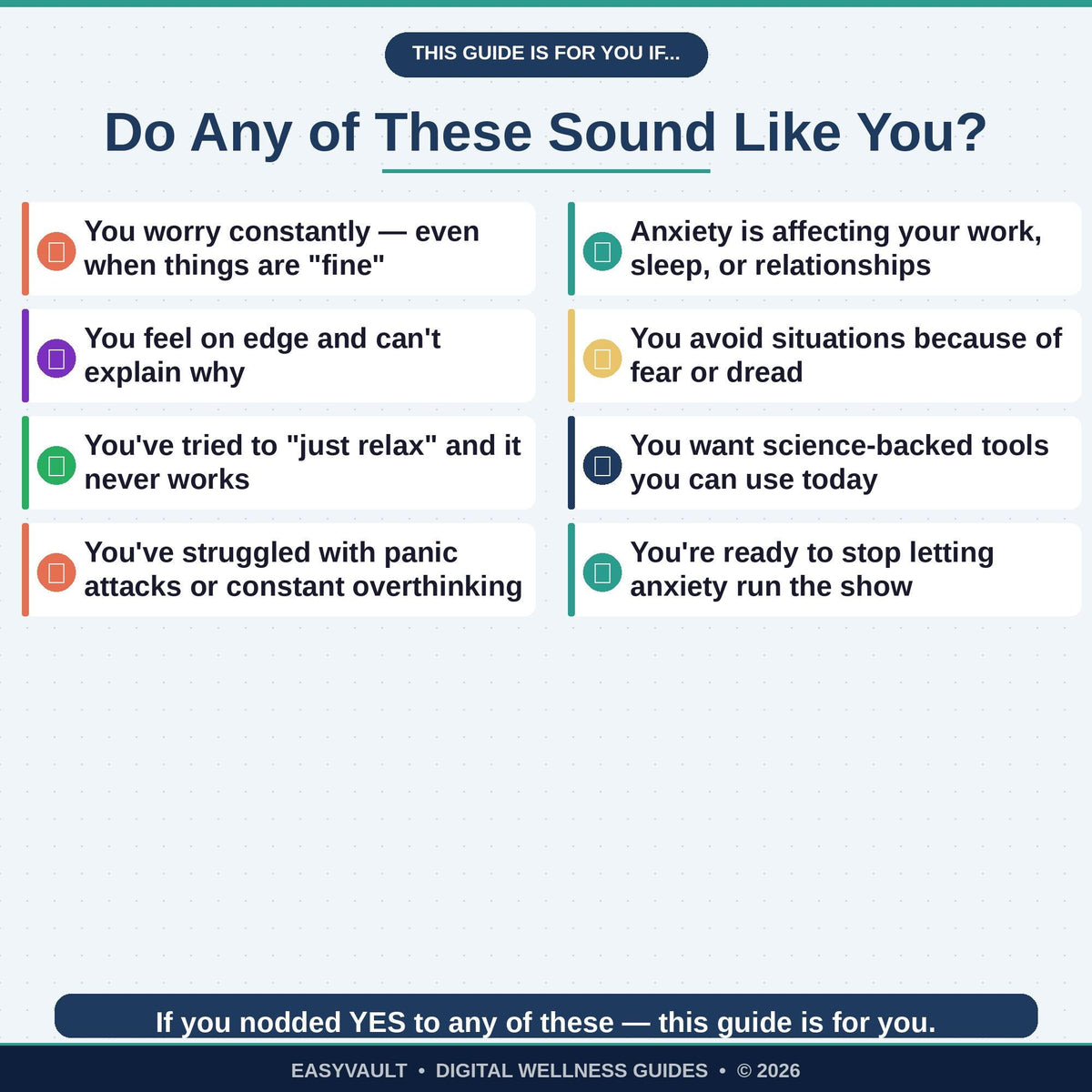 Anxiety Workbook: Anxiety Relief, Self-Help, Grounding Techniques, 30-Day Plan, Mental Health guide, Instant Download.