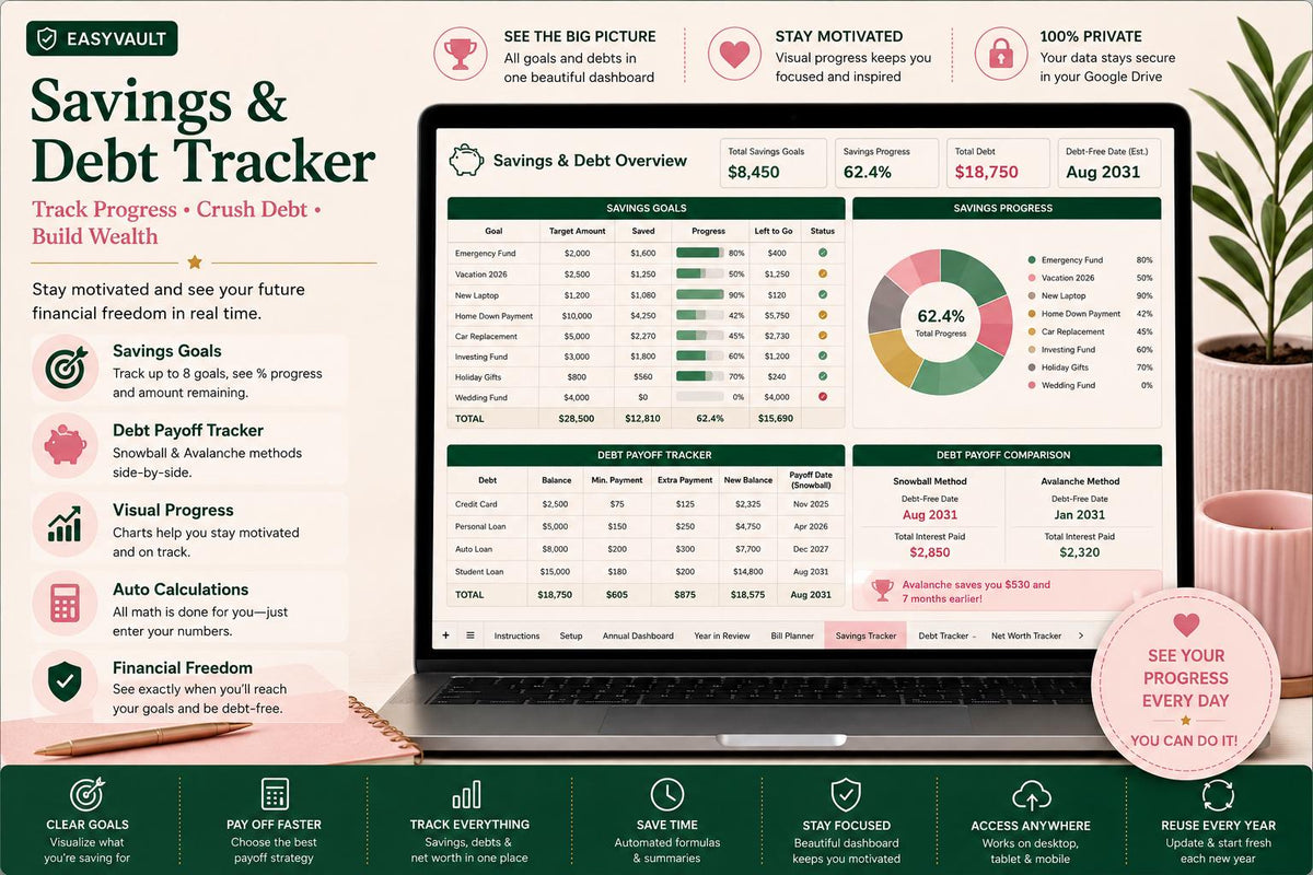 Self-Employed Tax Deduction Tracker: 1099 Freelancer Schedule C Expense Calculator (Google Sheets)