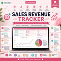 Small Business Sales Tracker: Google Sheets & Excel Monthly Annual Profit Log (Digital Download)