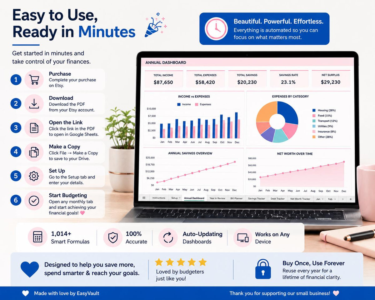 Freelancer Time Tracker: Google Sheets & Excel Invoice Generator (Digital Download)