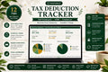 Self-Employed Tax Deduction Tracker: 1099 Freelancer Schedule C Expense Calculator (Google Sheets)