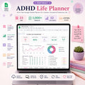 ADHD Life Planner Google Sheets | Neurodivergent Daily Organizer (Digital Download)