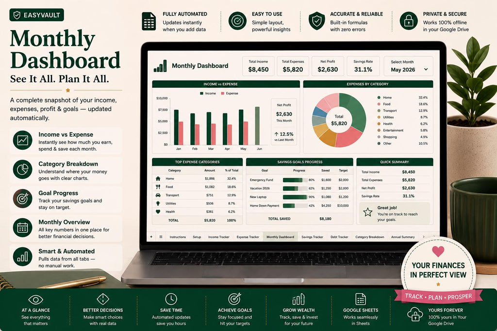 Self-Employed Tax Deduction Tracker: 1099 Freelancer Schedule C Expense Calculator (Google Sheets)