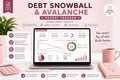 Debt Snowball & Avalanche Tracker: Google Sheets Payoff Planner (Digital Download)