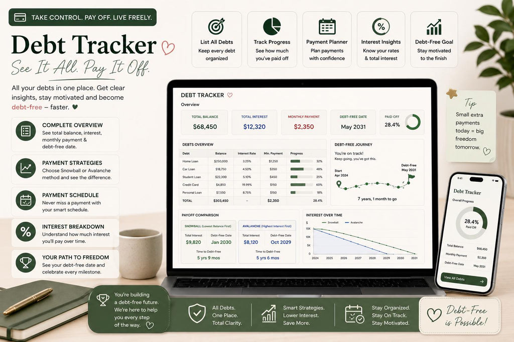 Couples Budget Spreadsheet | Joint Finance Tracker, Bill Split (Google Sheets)
