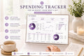 Spending Tracker Google Sheets: Left to Spend, Budget, Needs vs Wants (Digital Download)