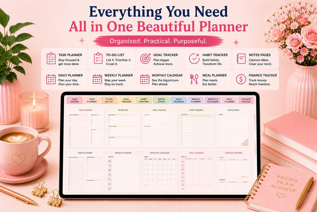 ADHD Brain Dump Priority Matrix Bundle | Neurodivergent Task Organizer (Google Sheets)