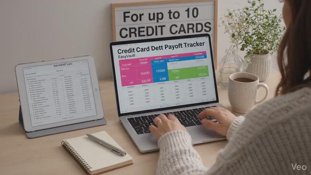 Credit Card Debt Payoff Tracker | Snowball, Avalanche Calculator (Google Sheets, Excel)
